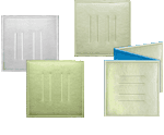 Disposable panel filter media